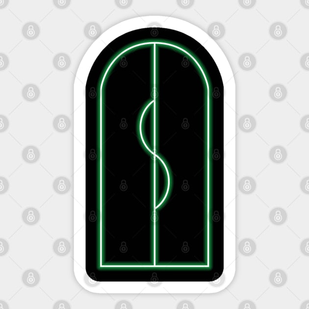 Infinity Train Door Sticker by Xela